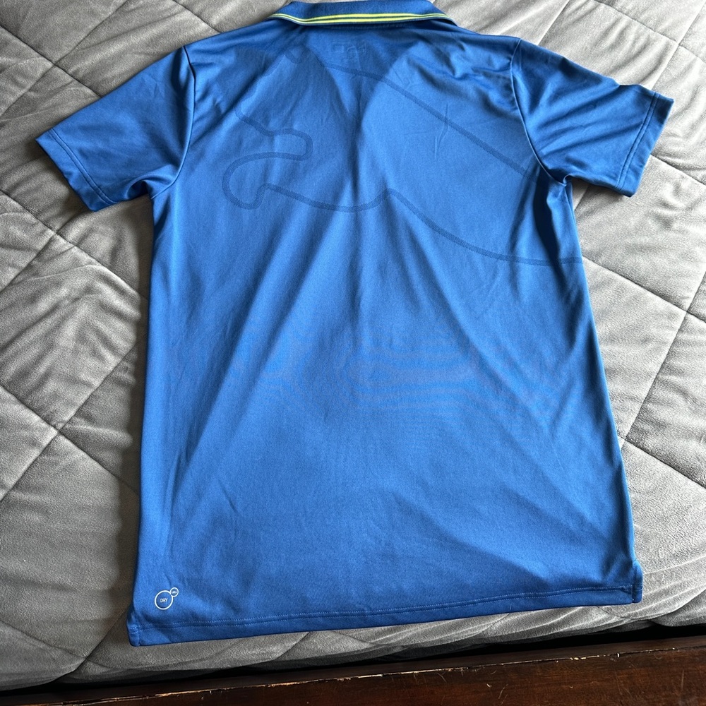 Puma Blue Golf Polo